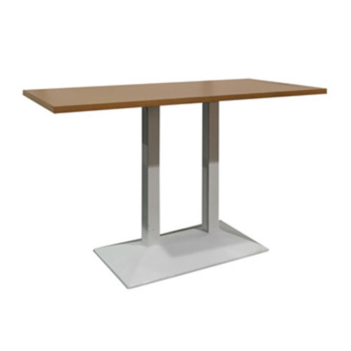 MT-021WDW 木纹面白色腿长条餐桌